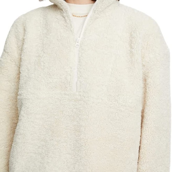 bandier x sincerely jules the holly half zip sweatshirt - Picture 7 of 9